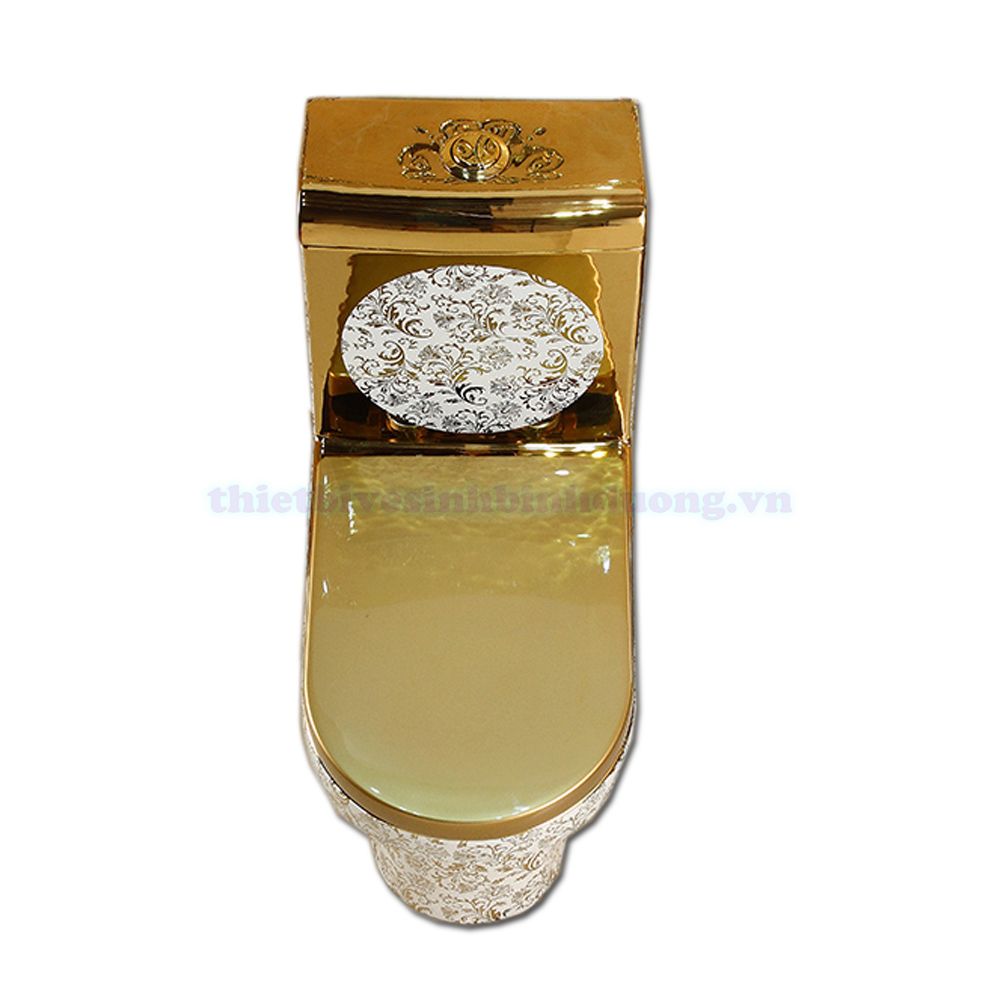 Bồn cầu mạ vàng cao cấp TL 2062 Gold